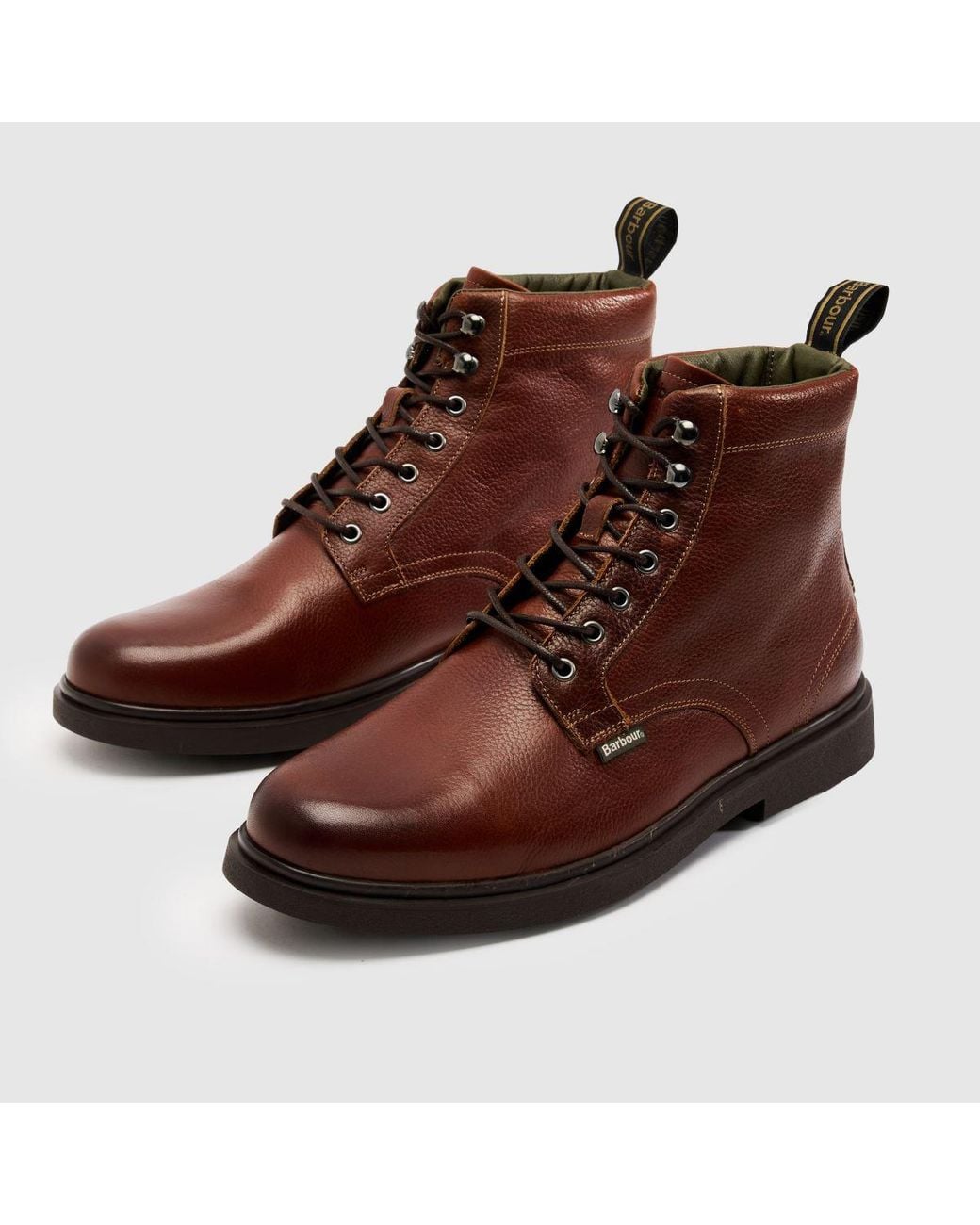 Barbour Brown Bellister Derby Boots for men