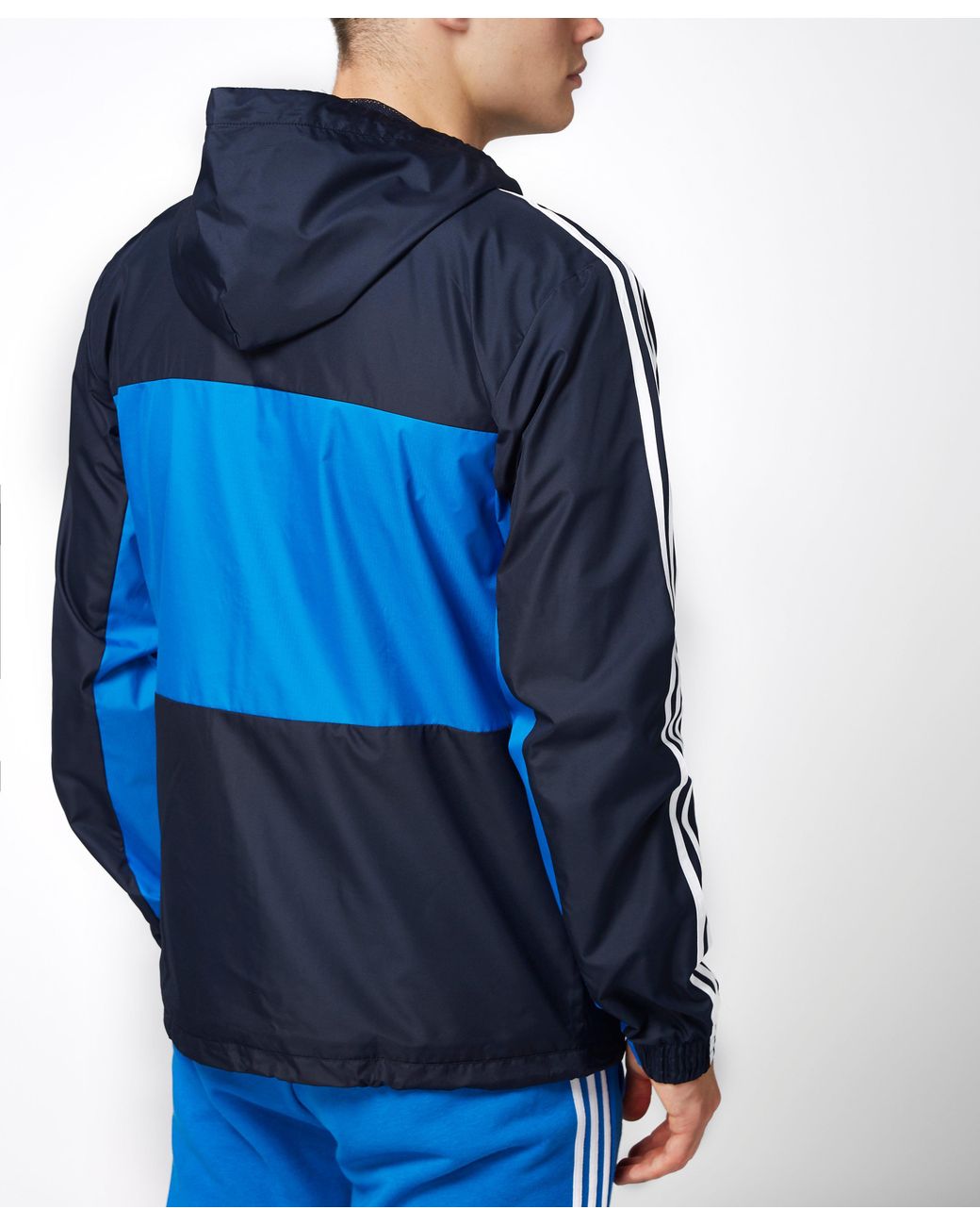 adidas Originals Clfn Windbreaker Jacket Ay7746 - Blue for Men | Lyst