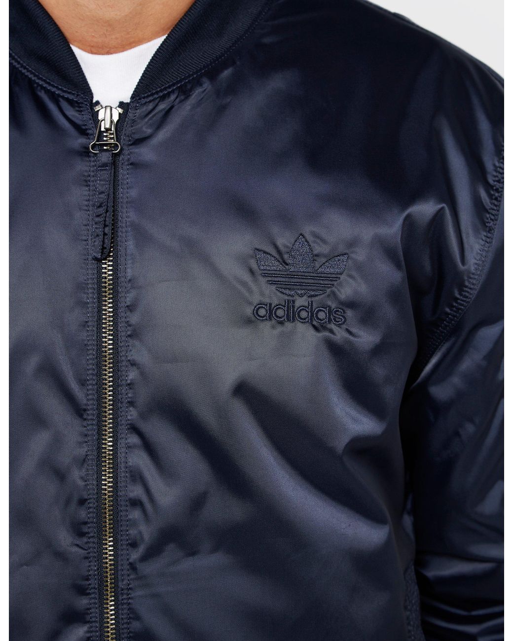 adidas Originals Ma1 Superstar Bomber Jacket in Blue for Men | Lyst
