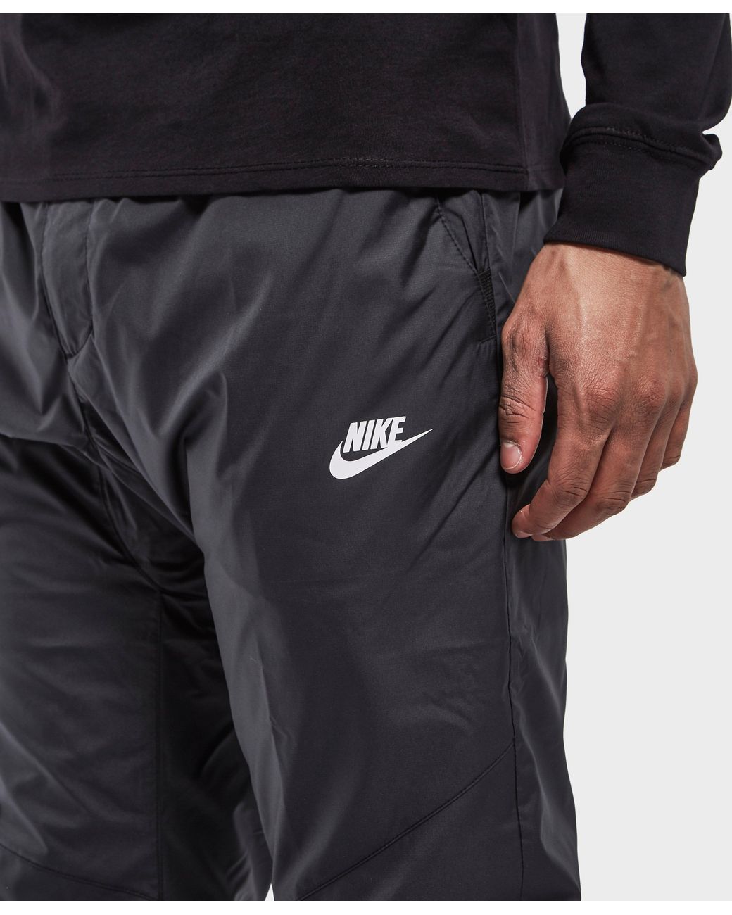 Nike Synthetic Windrunner Track Pant in Black for Men | Lyst
