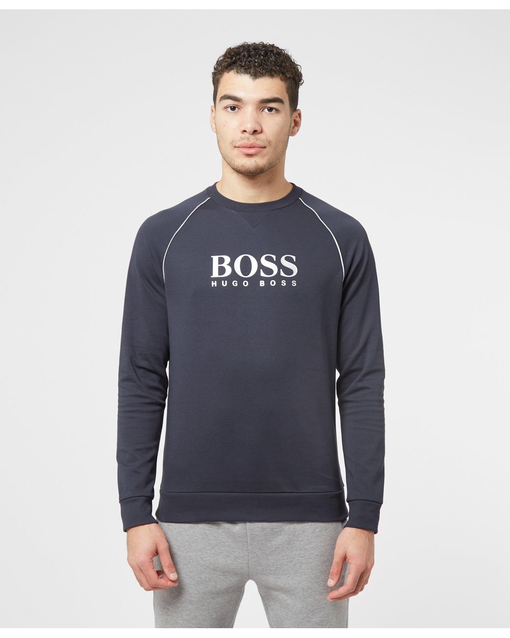 BOSS by Hugo Boss Track Sweatshirt in Blue for Men - Lyst