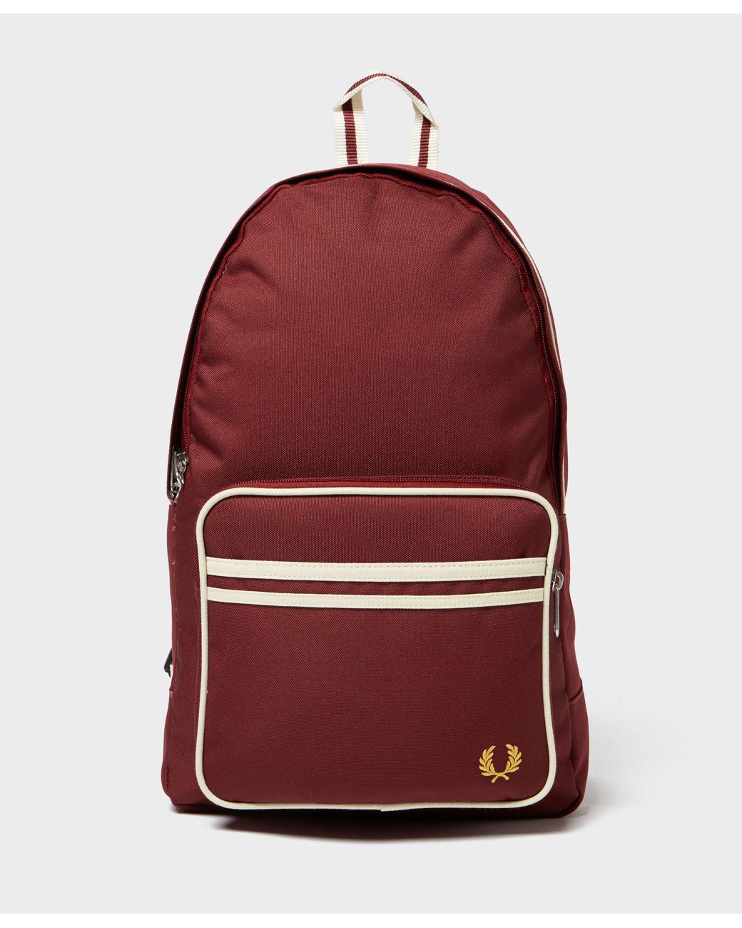 Fred Perry Synthetic Twin Tipped Backpack In Burgundy in Red for Men | Lyst