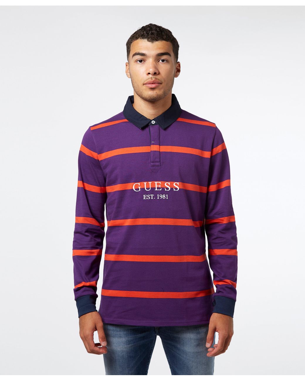 guess rugby shirt