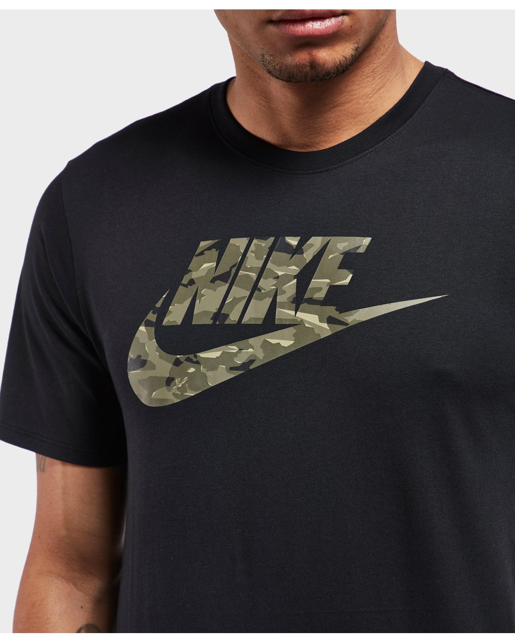 Nike Cotton Camo Logo Short Sleeve T-shirt for Men | Lyst