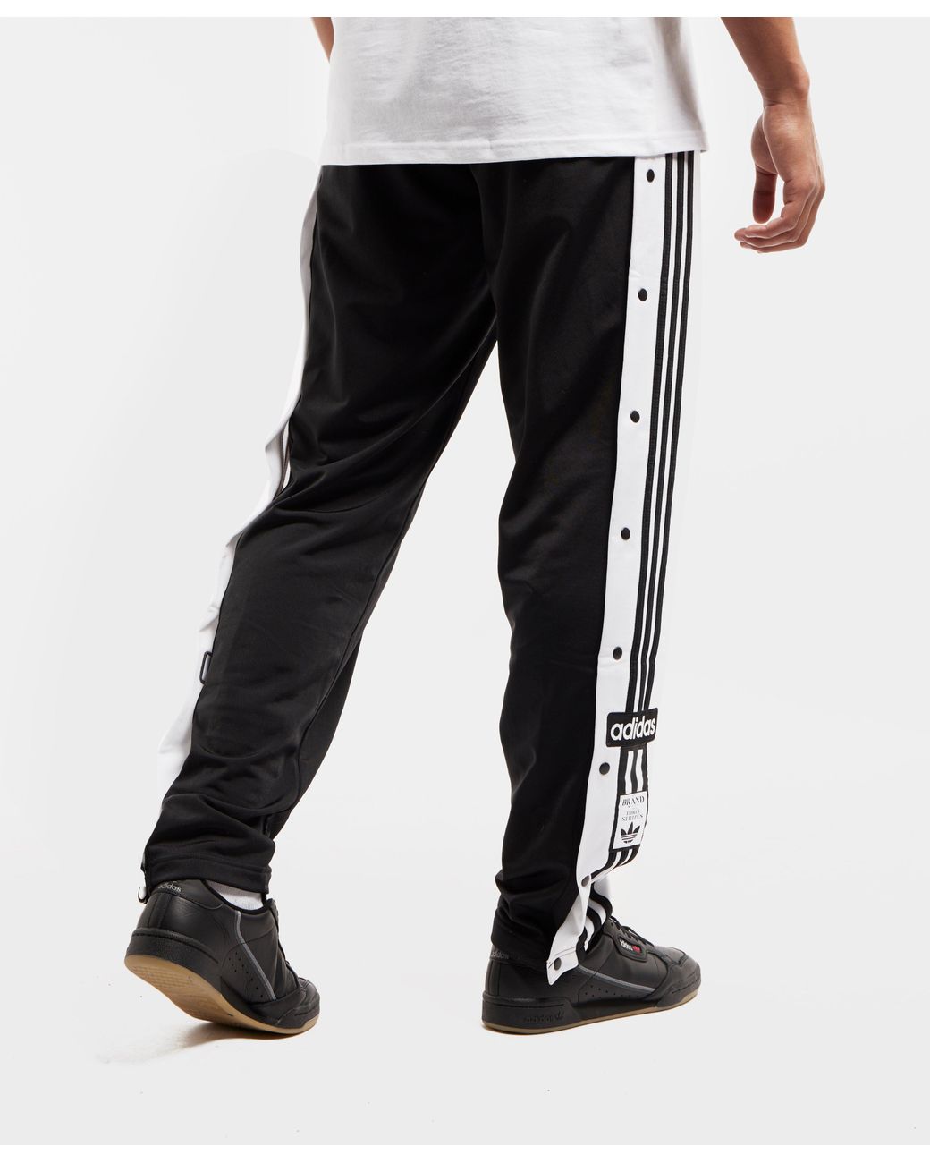 adidas Originals Adi Snap Button Track Pants in Black for Men 