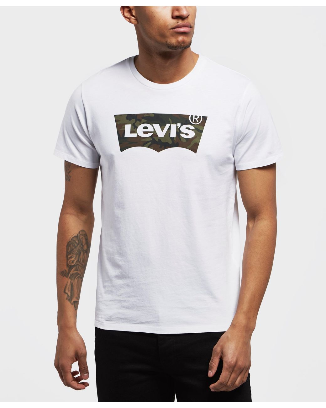 Levi's Cotton Levis Camo Batwing Short Sleeve T-shirt in White for Men |  Lyst Australia