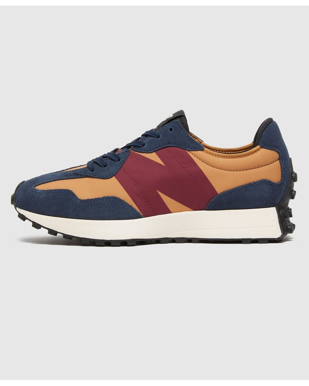 New Balance Leather 327 in Blue for Men - Lyst