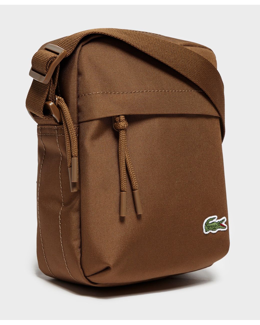 Lacoste Synthetic Mini Bag in Brown for Men | Lyst