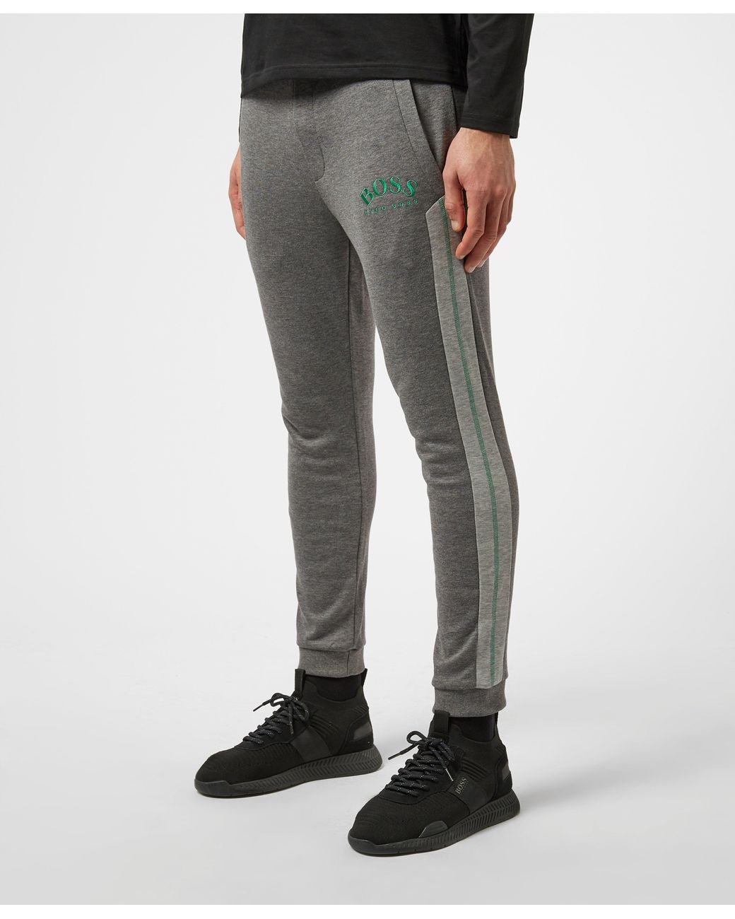 boss hadiko cuffed fleece pants