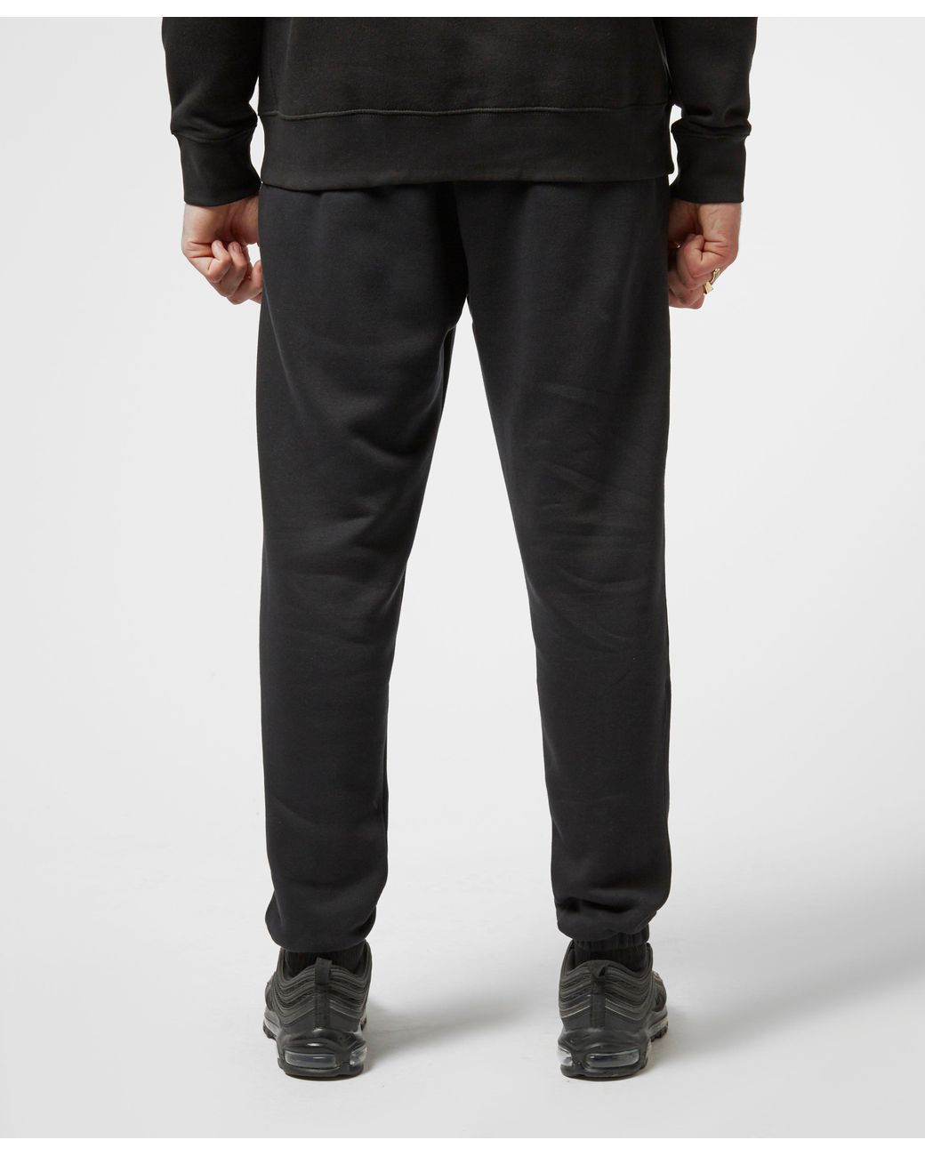 nike club cuffed fleece pants grey