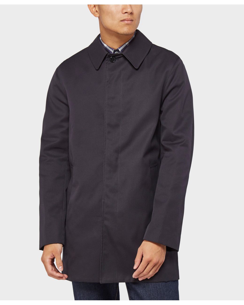 Aquascutum Berkeley Trench Coat in Blue 