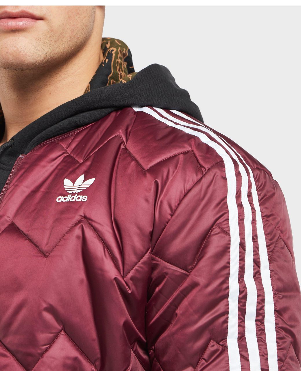 adidas Originals Synthetic Sst Quilted Bomber Jacket for Men | Lyst