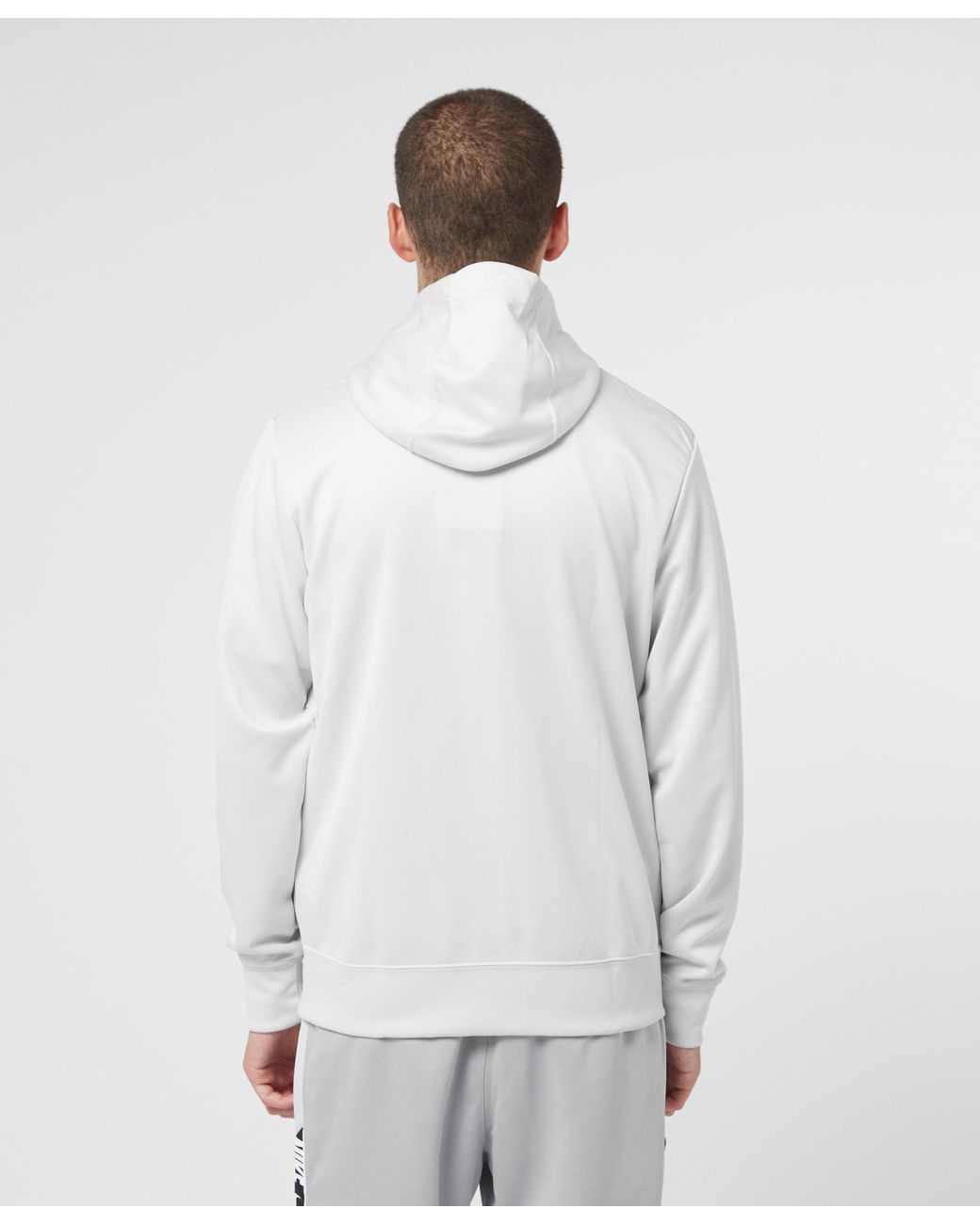 Nike Repeat Tape Full Zip Hoodie in Gray for Men | Lyst