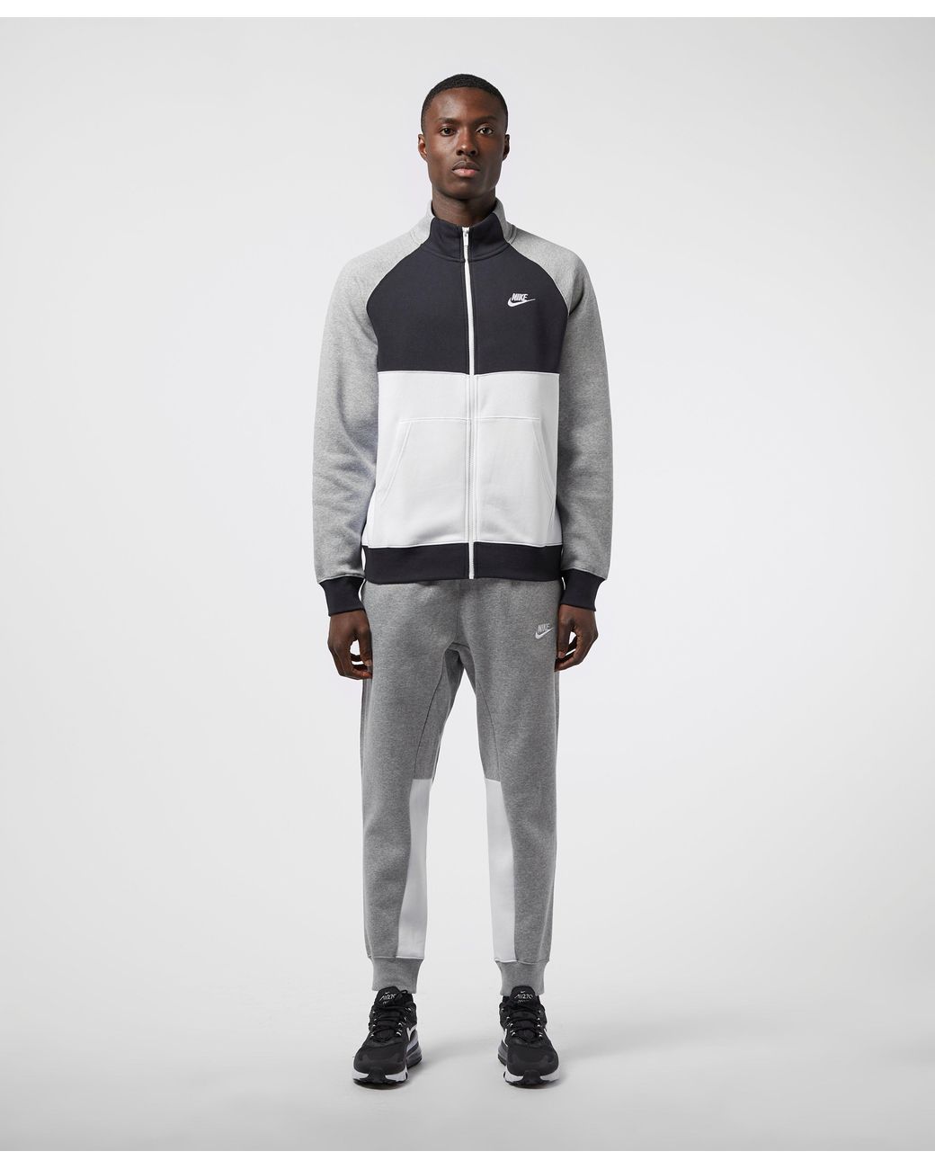 Nike Chariot Fleece Full Tracksuit in Grey for Men | Lyst Australia