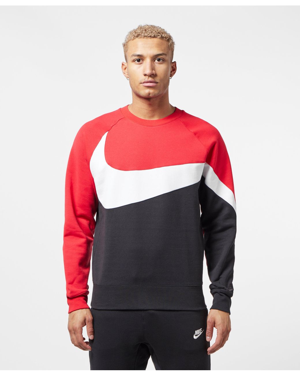 Nike Swoosh Fleece Crew Sweatshirt for Men | Lyst Australia