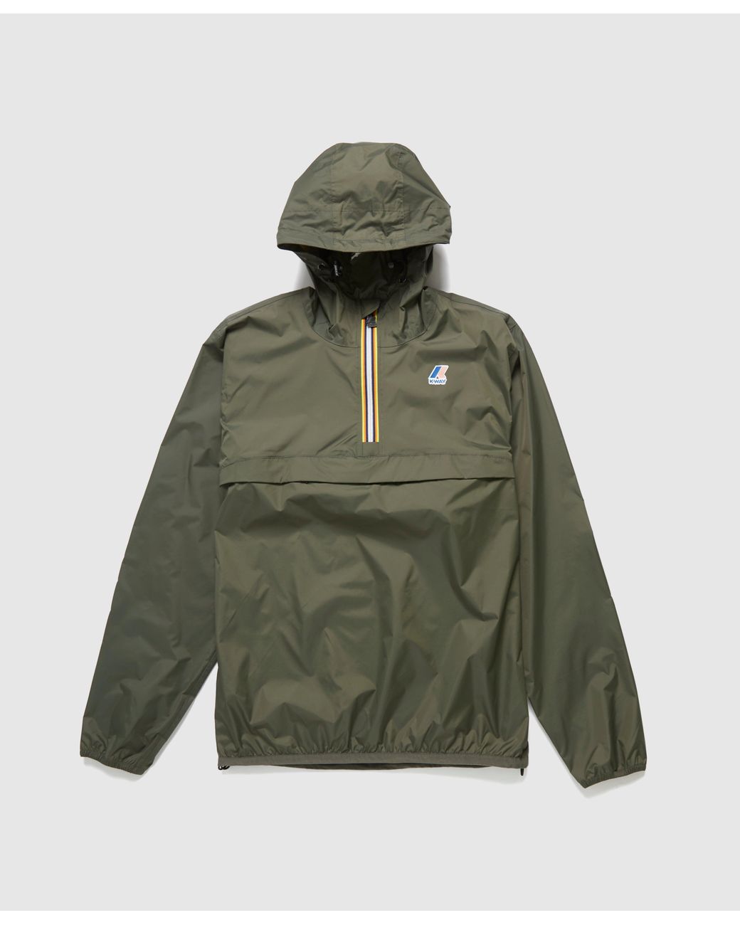 K-Way Le Vrai 3.0 Leon Anorak in Green for Men - Lyst