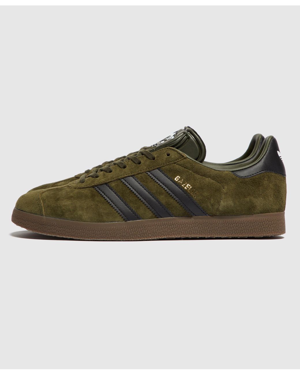 adidas green suede gazelle