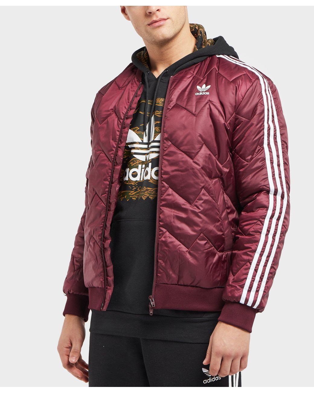 adidas Originals Synthetic Sst Quilted Bomber Jacket for Men | Lyst