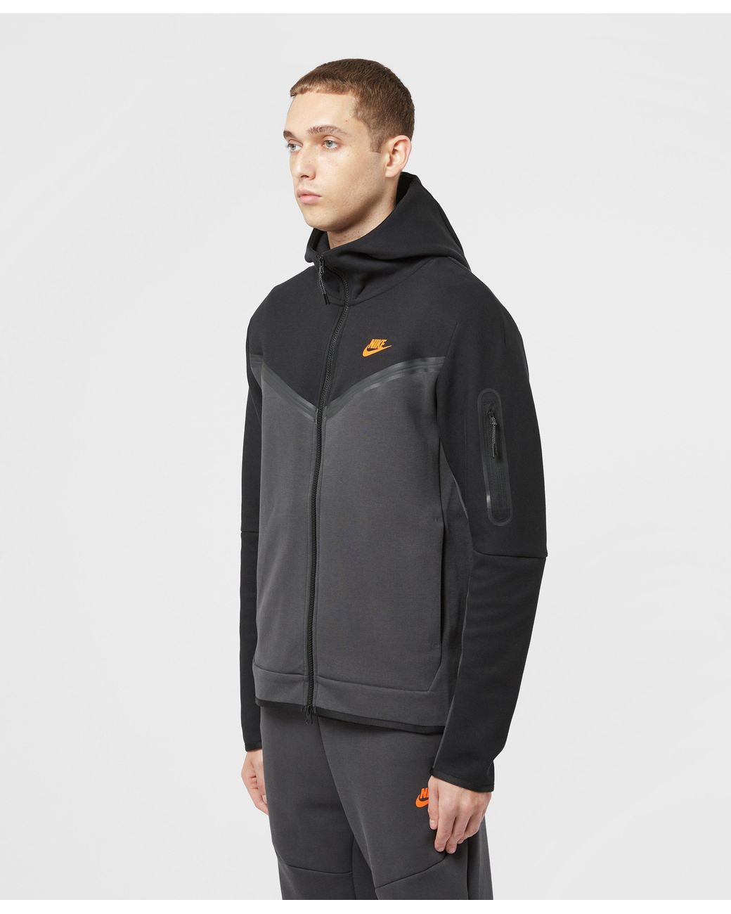 Nike Tech Fleece Full Zip Hoodie in Black for Men | Lyst Australia