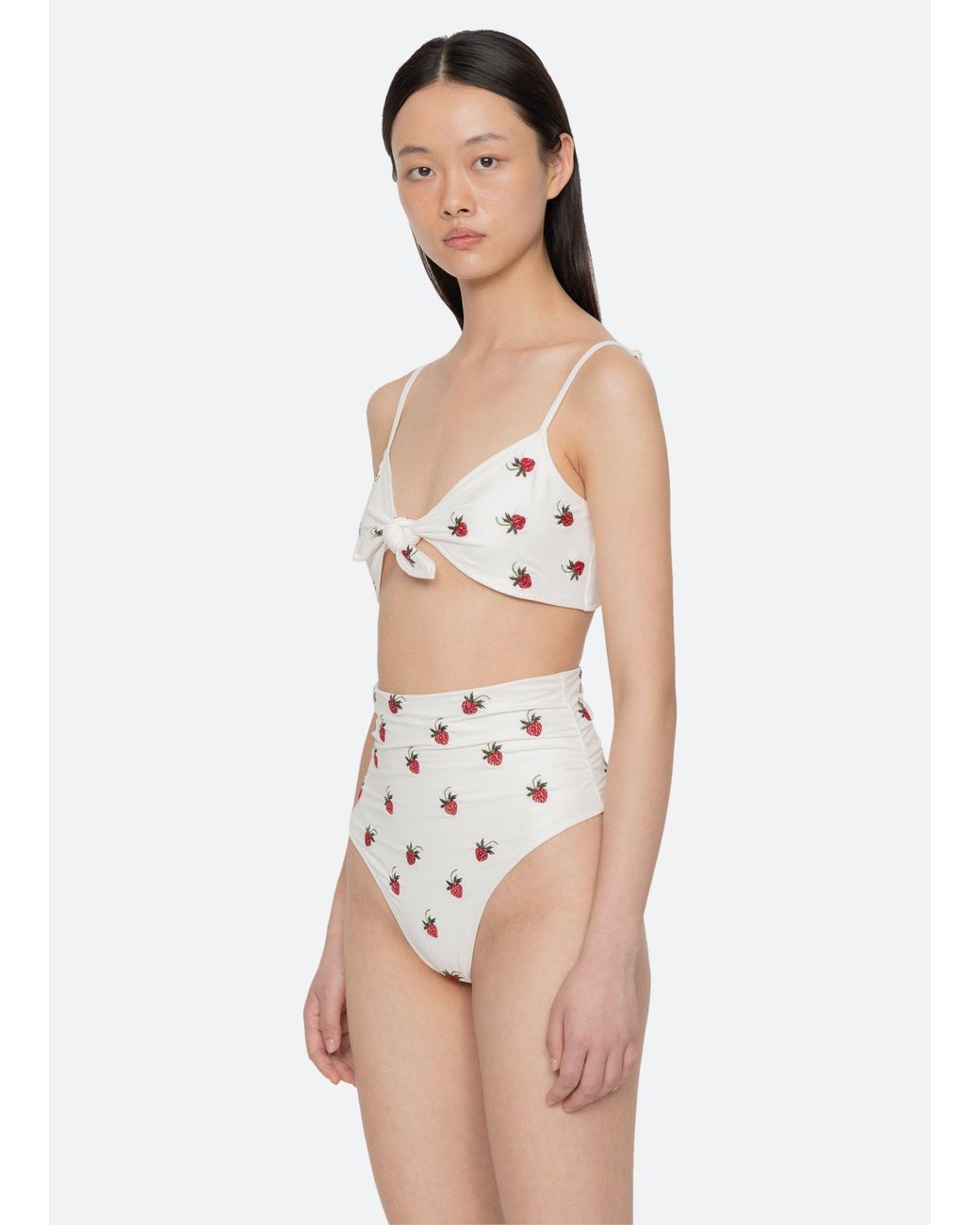 Sea White Bindi Bikini Top