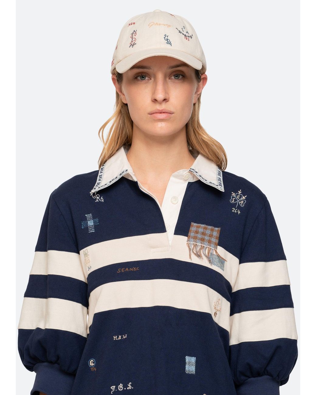 Sea White Claira Hat