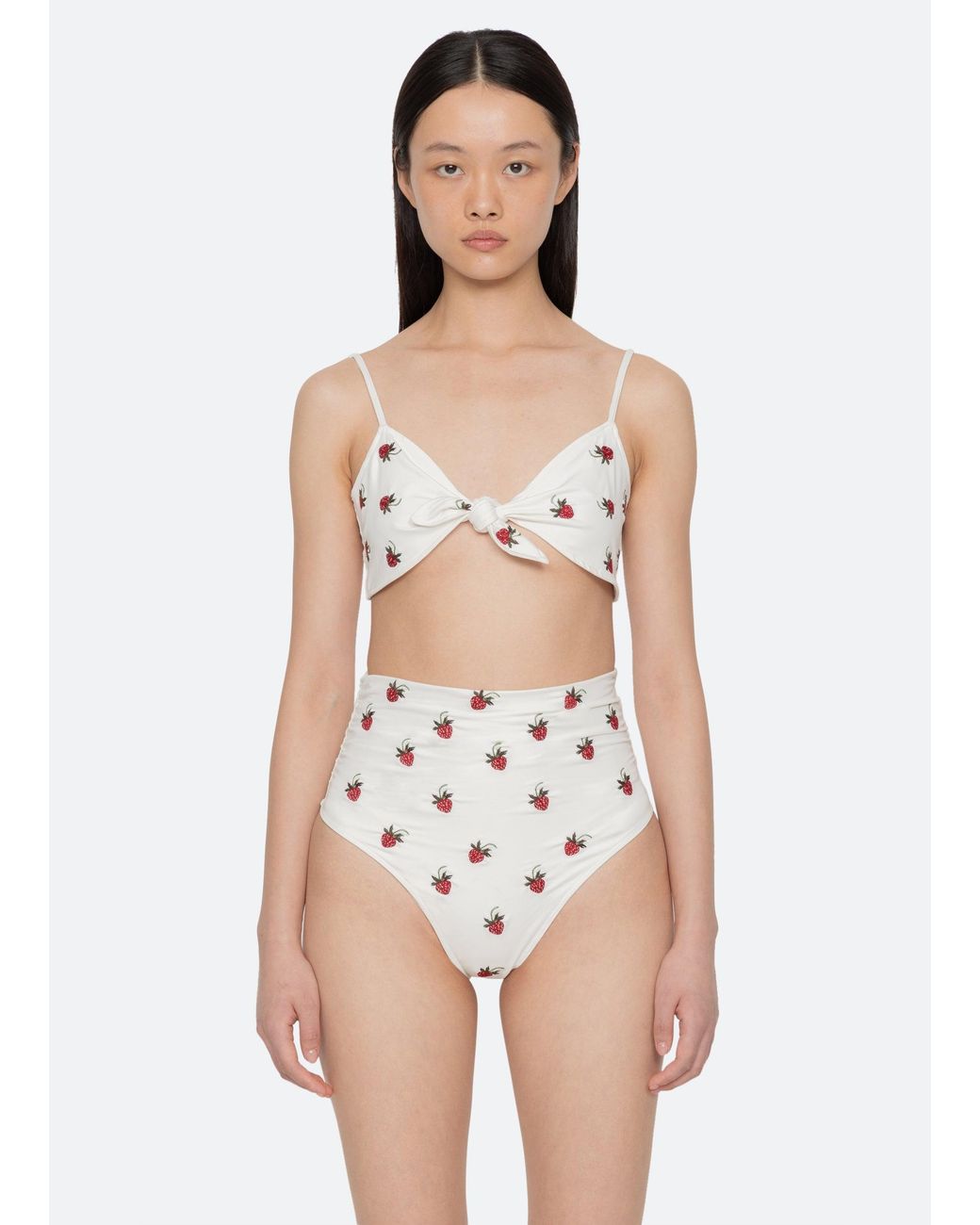 Sea White Bindi Bikini Top