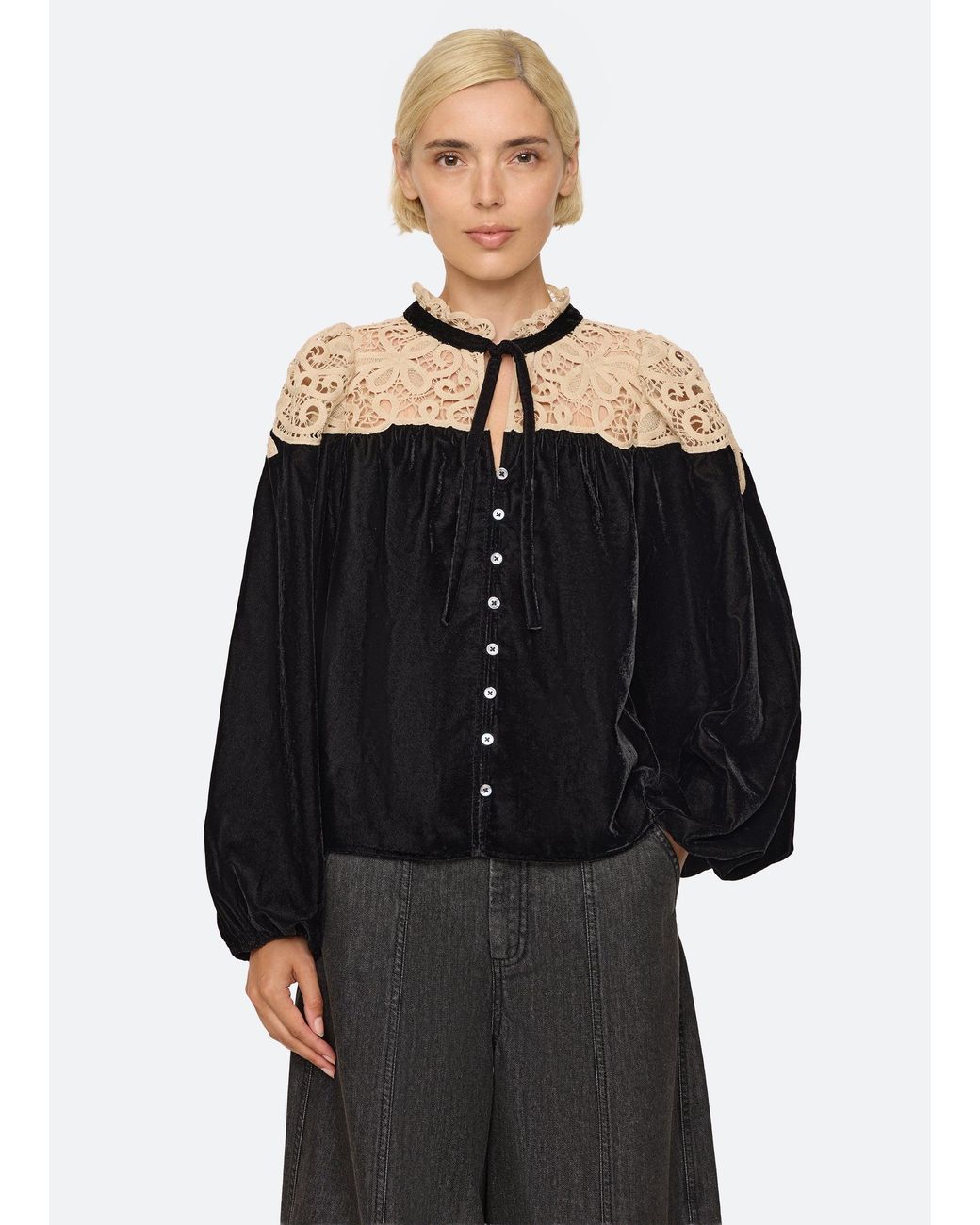 Sea Black Shiloh Top