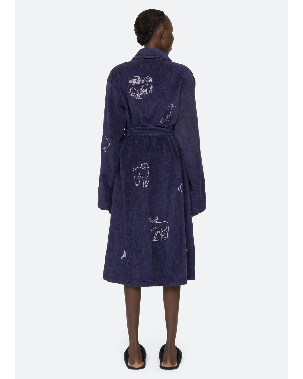 Sea Blue Demi Robe