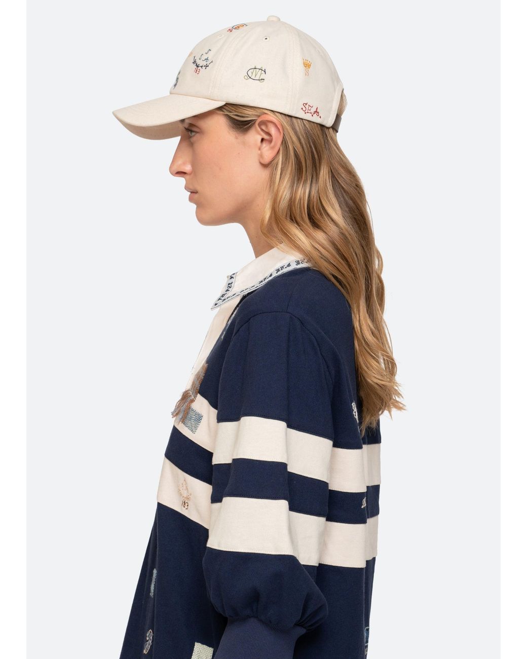 Sea White Claira Hat