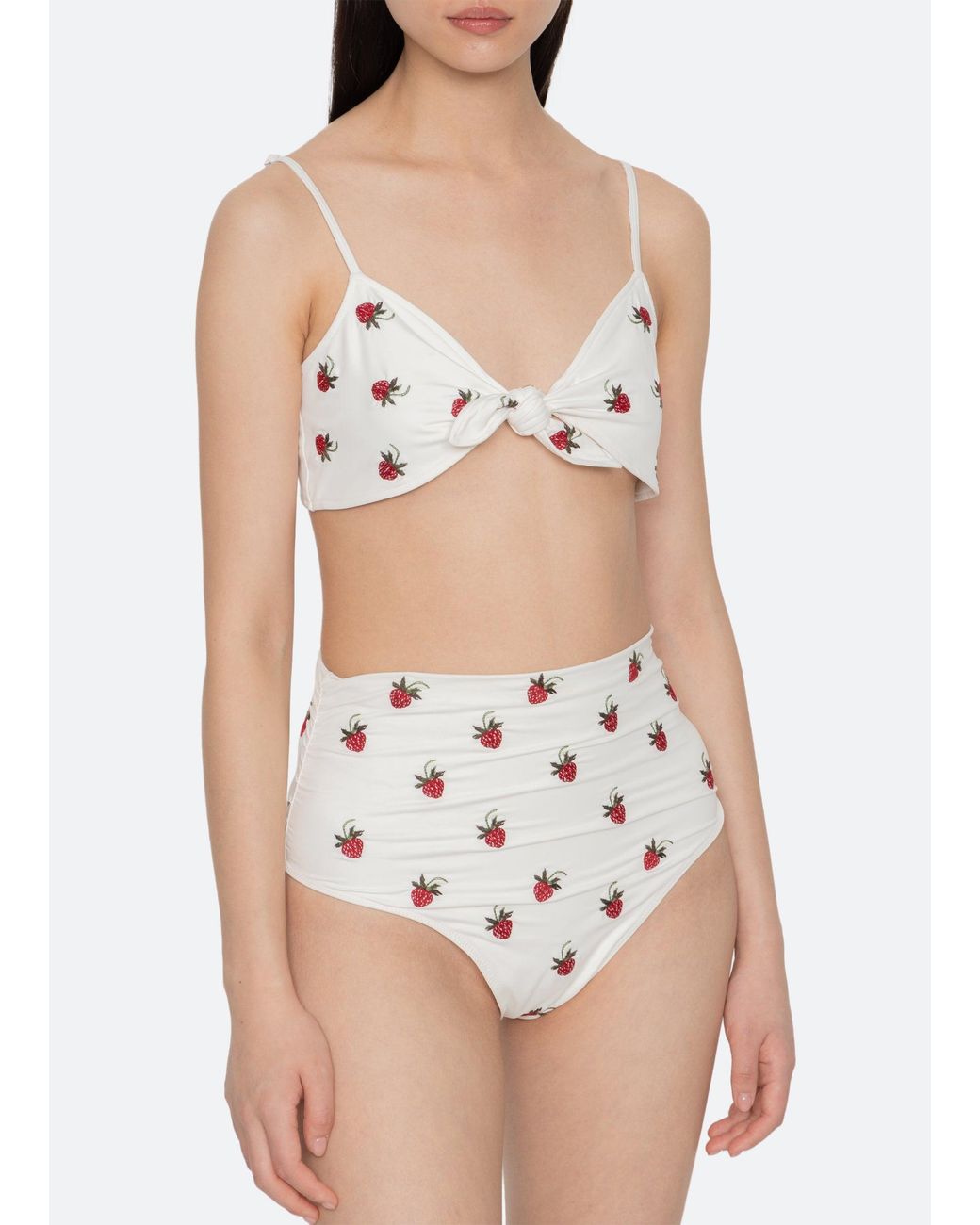 Sea White Bindi Bikini Top