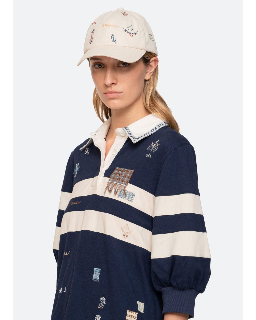 Sea White Claira Hat