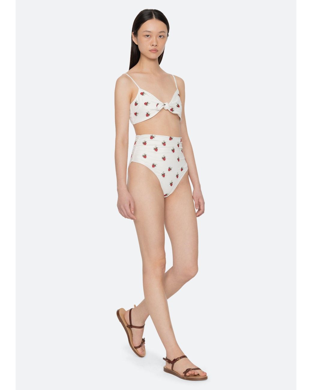Sea White Bindi Bikini Top