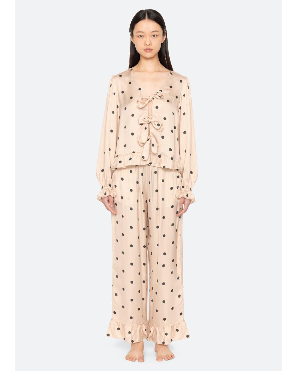 Sea White Paulette Pj Set