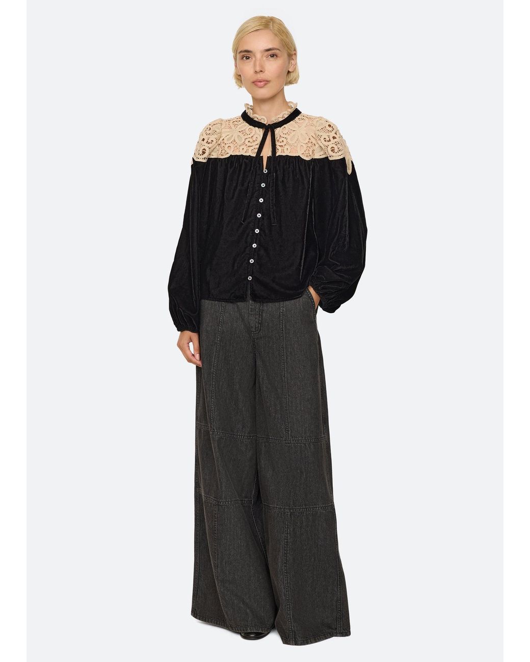 Sea Black Shiloh Top