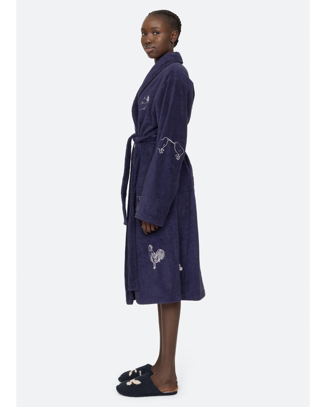 Sea Blue Demi Robe