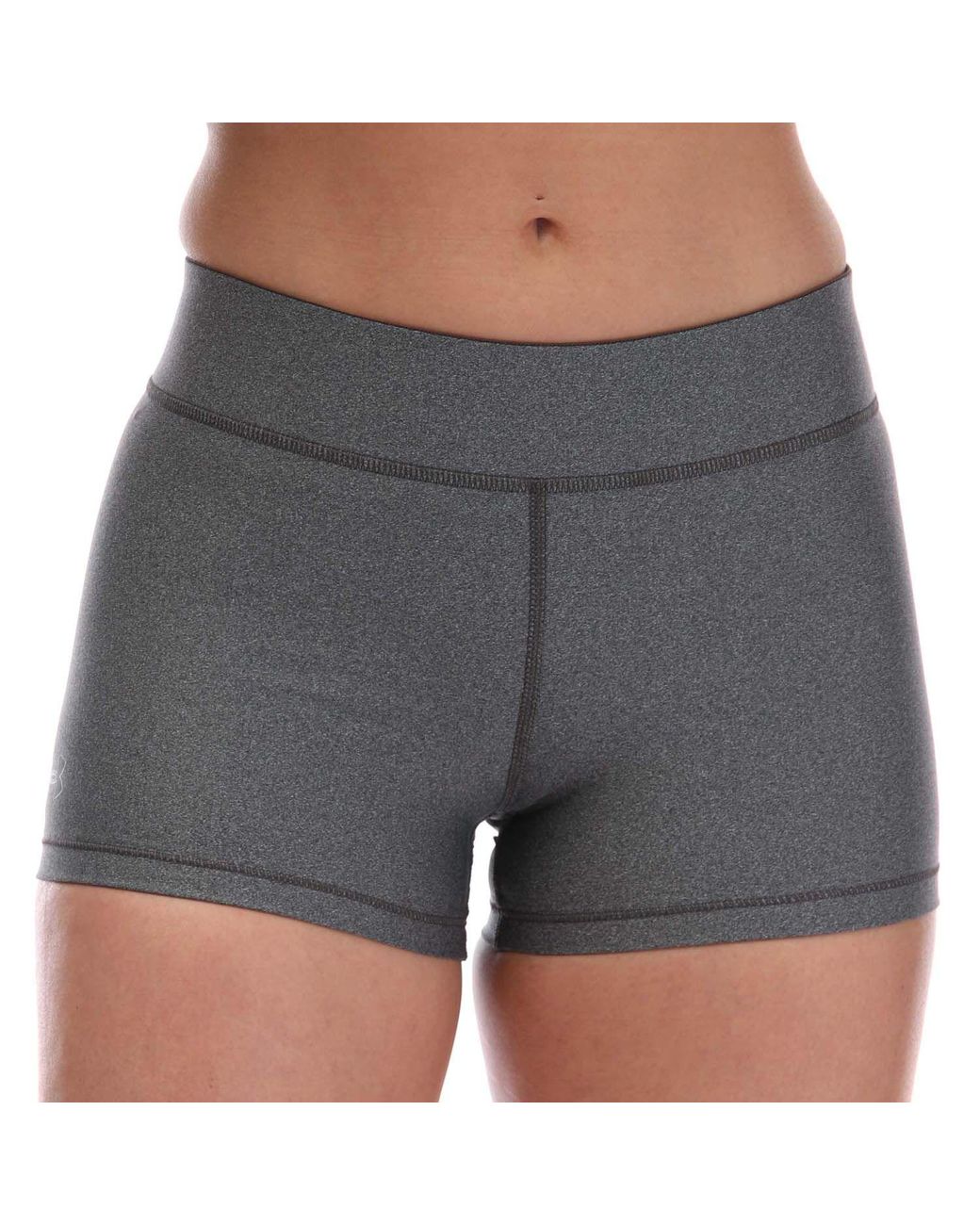 Under Armour Gray Heatgear Mid Rise Shorts