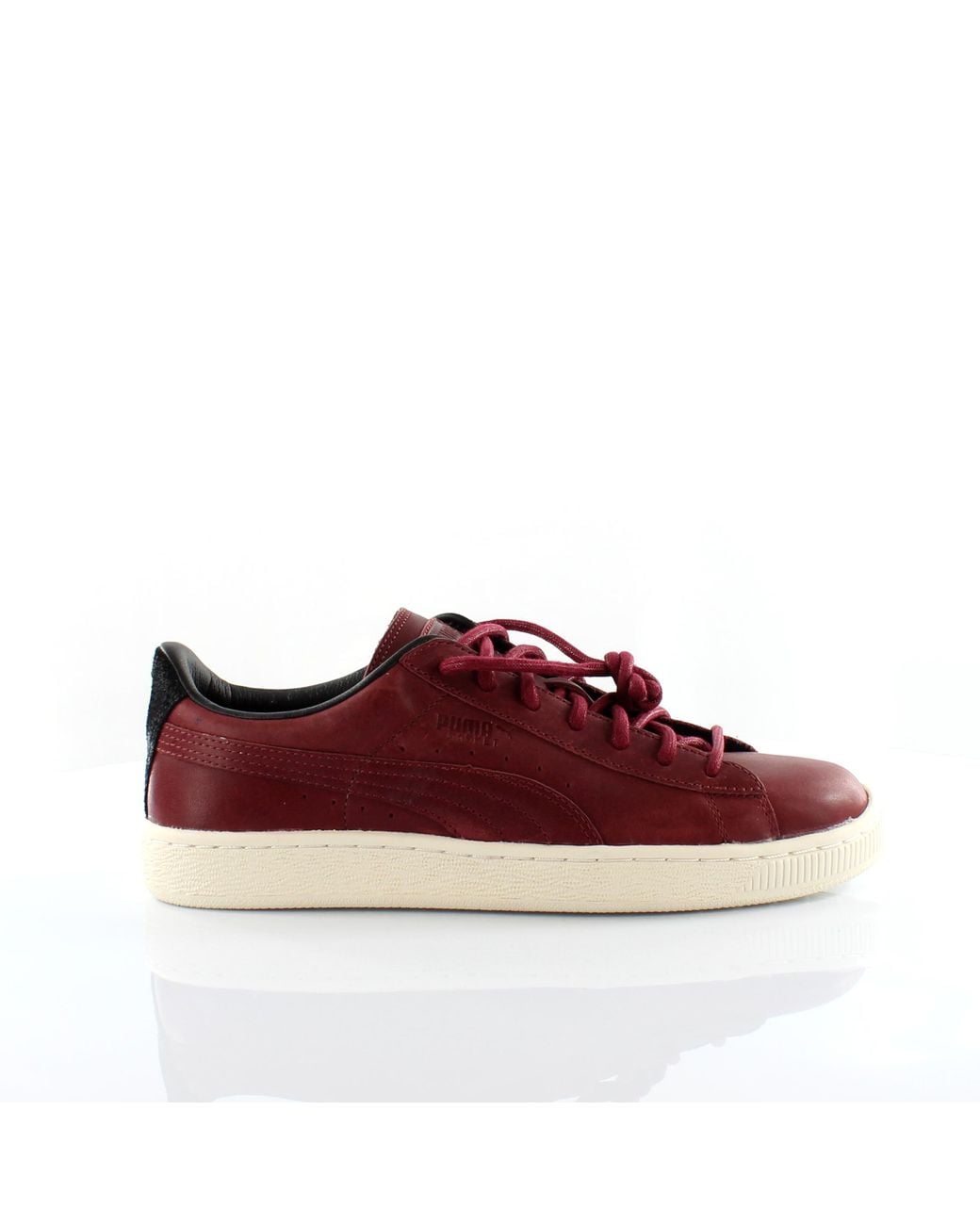 PUMA Red Basket Citi Series Leather Trainers 358891 02 Leather (Archived) for men