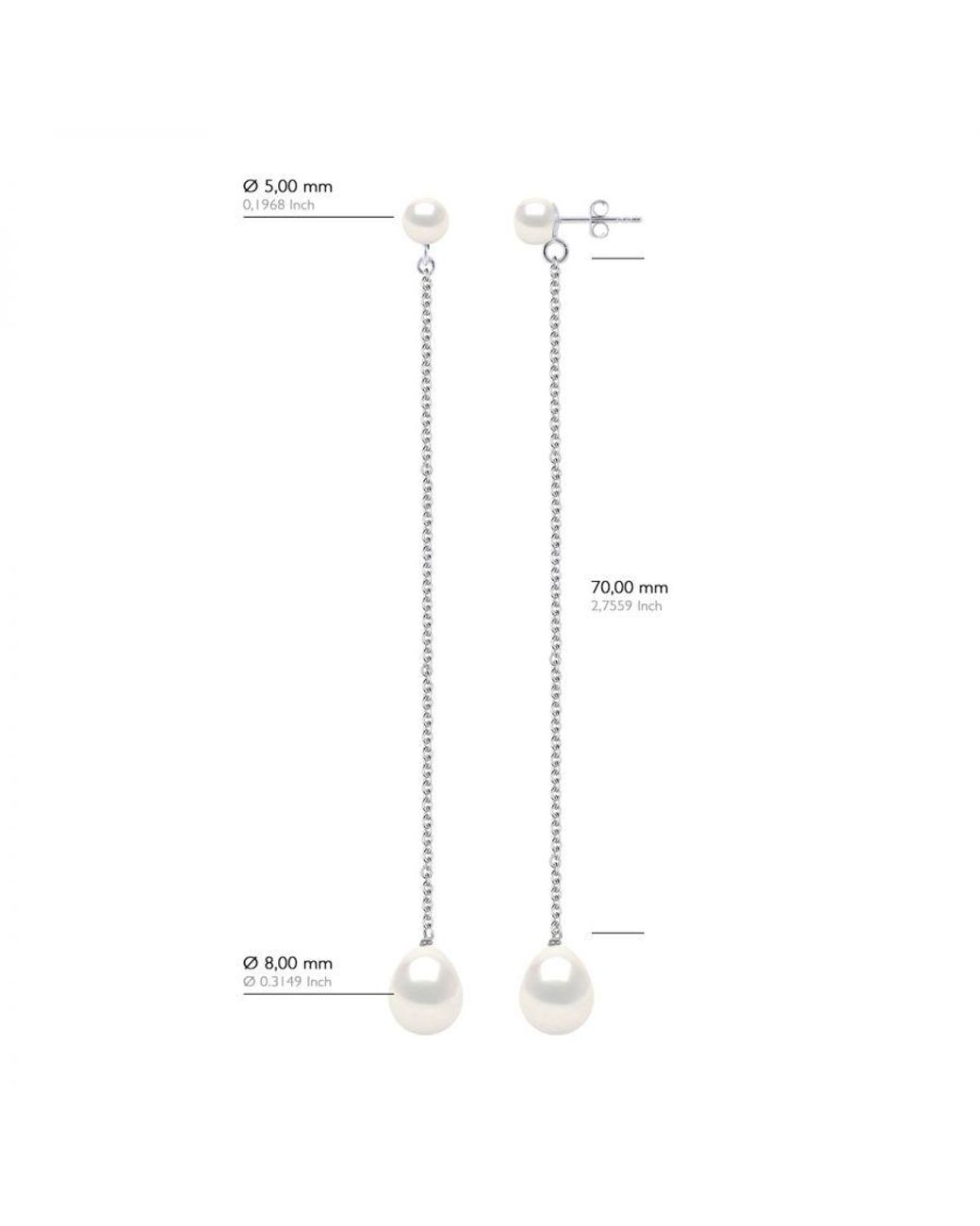 Ateliers Saint Germain White Double Earrings