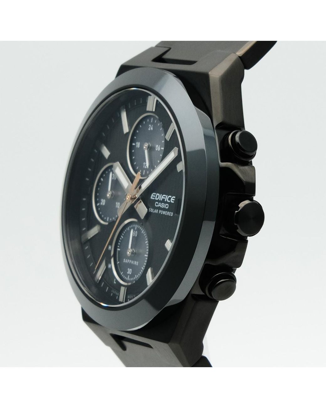 G-Shock Black Edifice Watch Efs-S650Dc-1Aef Stainless Steel for men