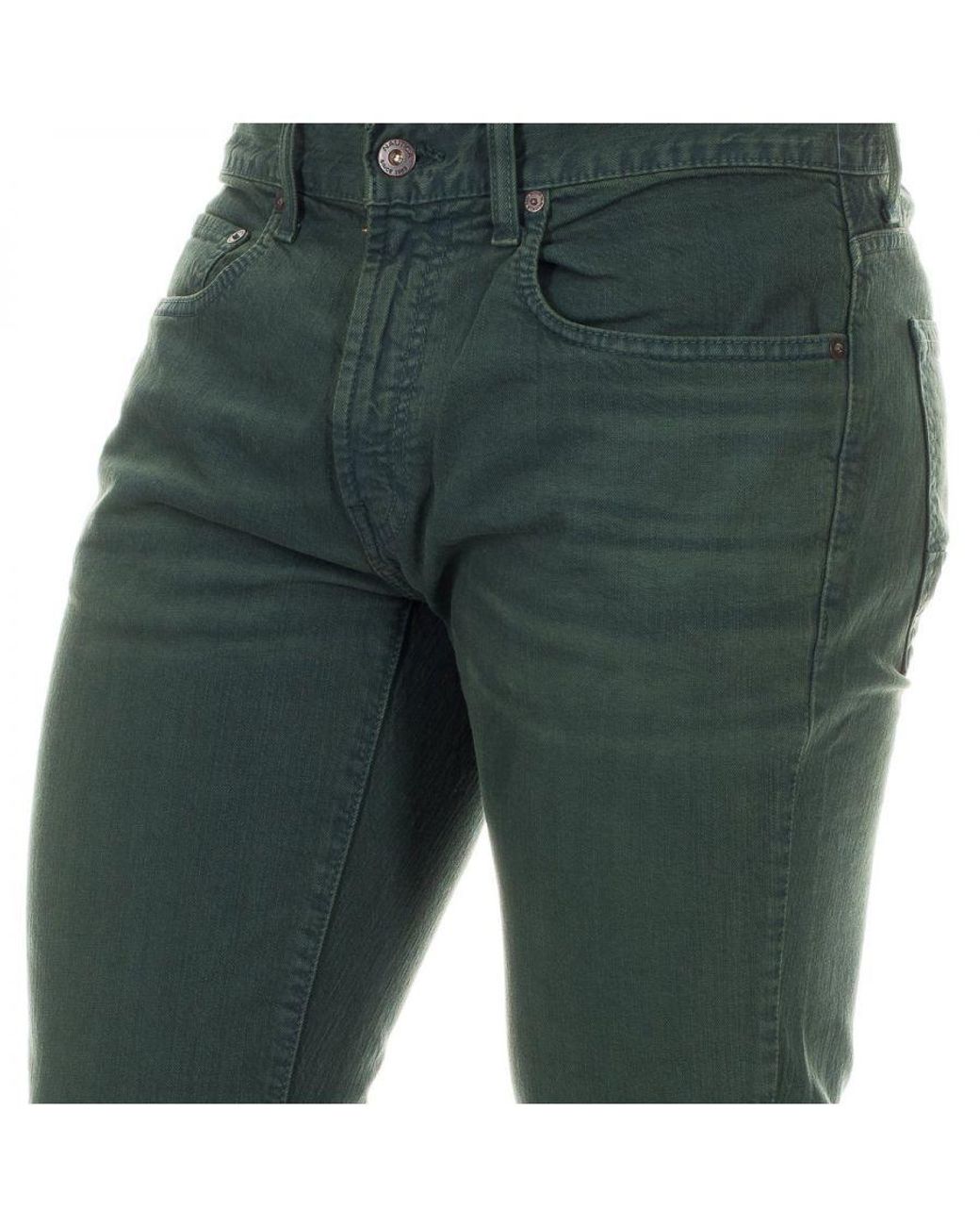 Nautica Green Long Jeans With Breathable Fabric 5P3906 for men