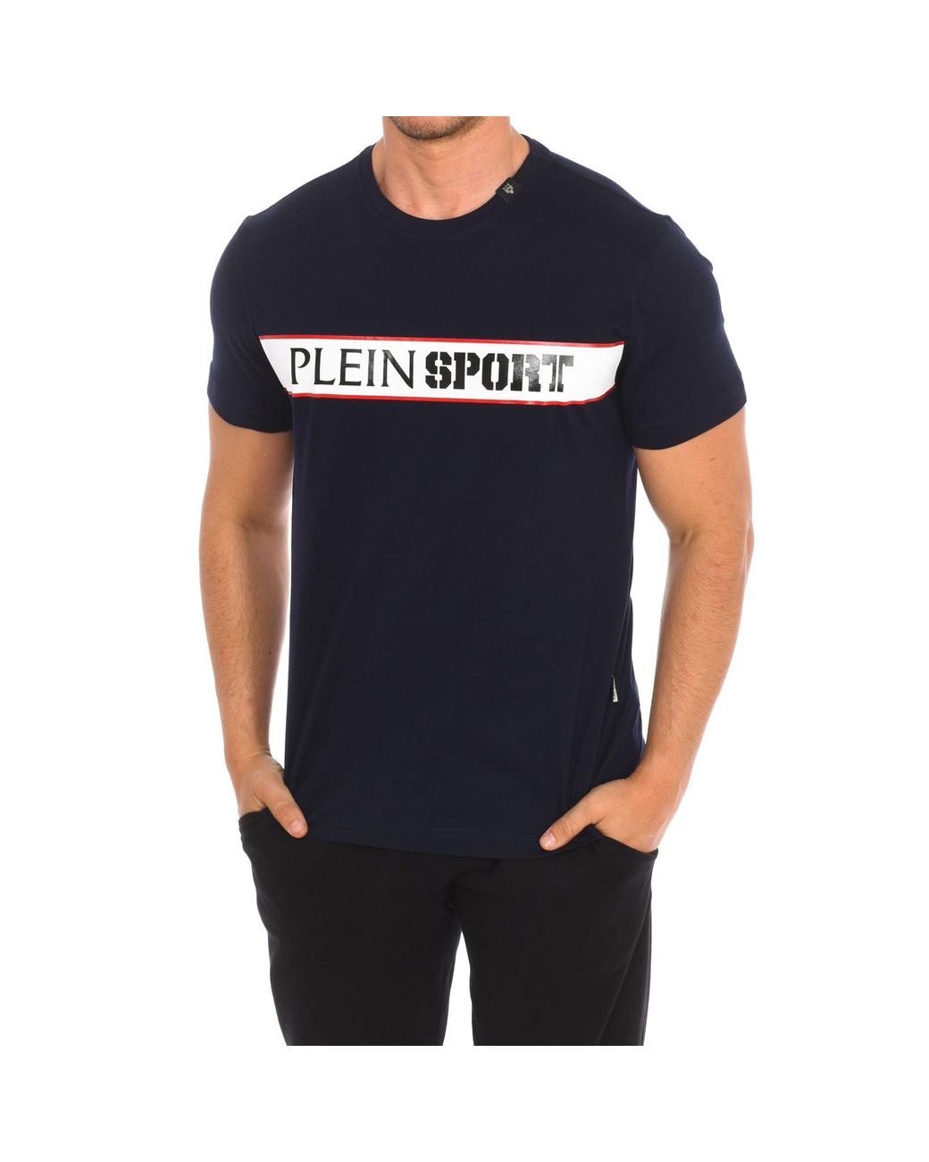 Philipp Plein Blue Tips405 Short Sleeve T-Shirt for men