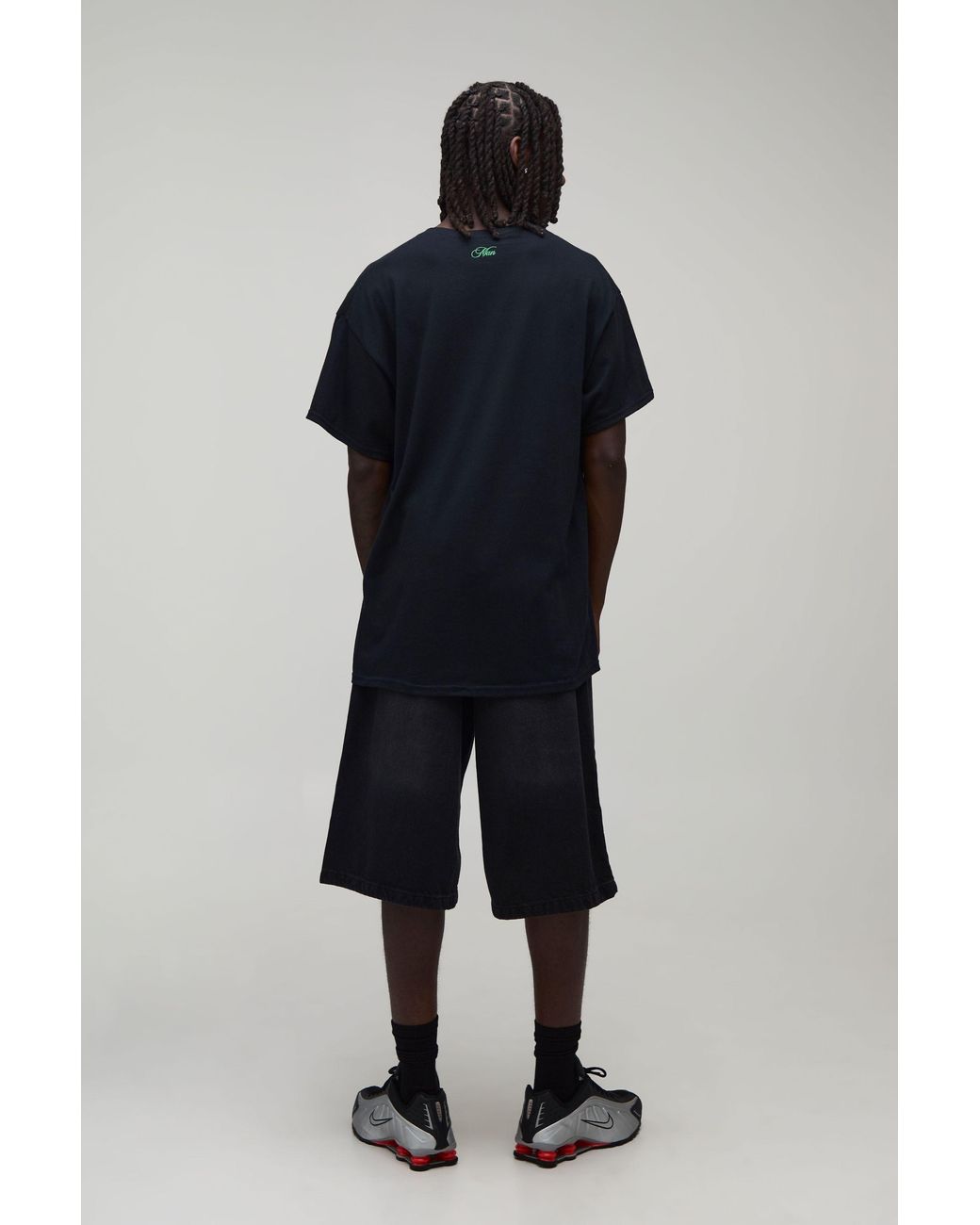 BoohooMAN Yellow Oversized Homme Repeat Logo T-Shirt for men