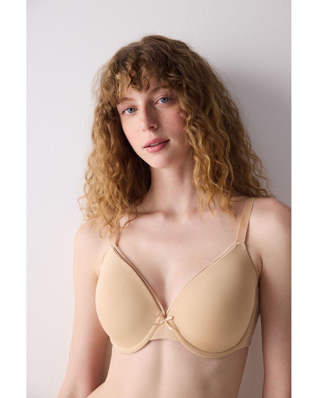 Penti Brown Underwired Jersey Bra