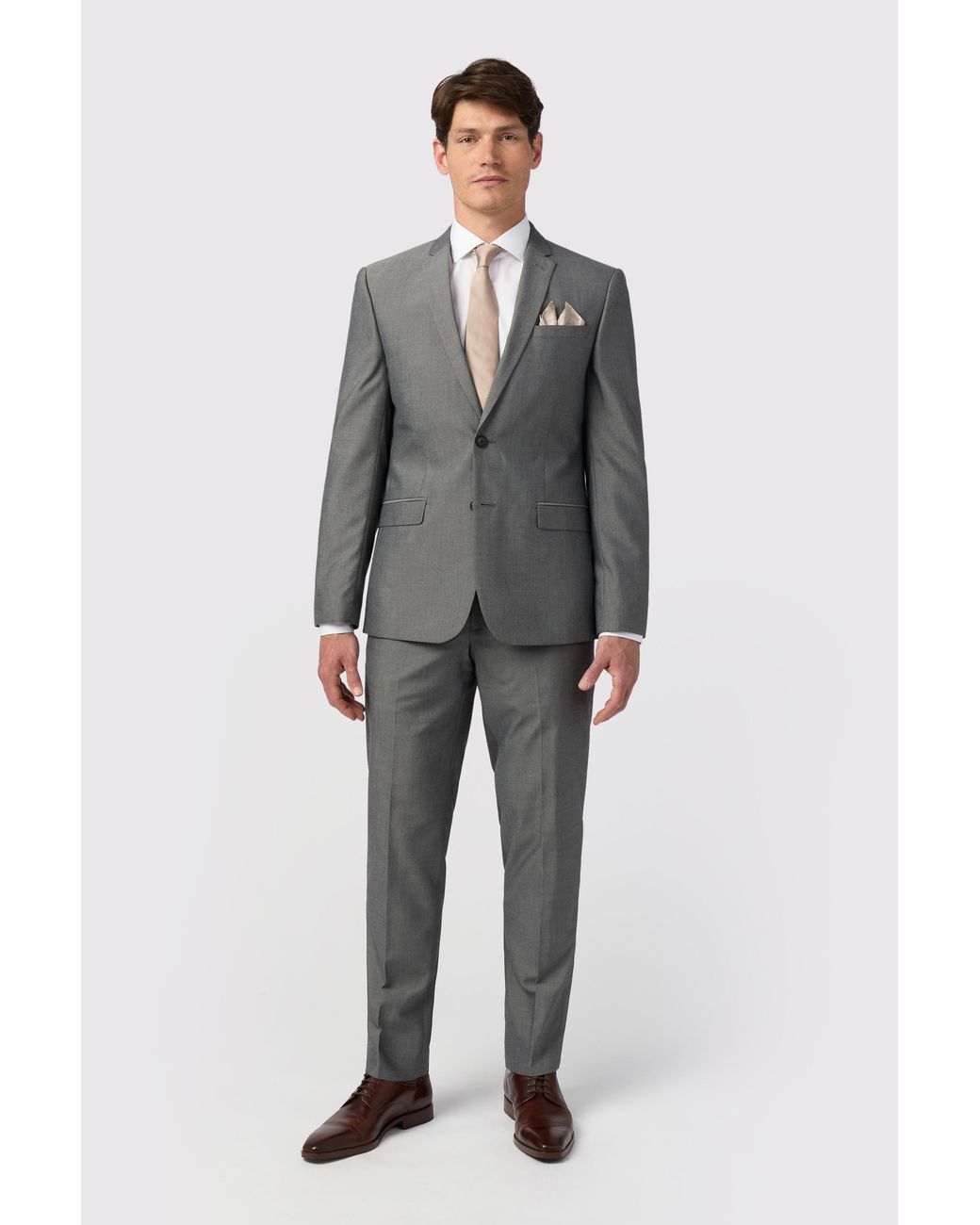 Limehaus Gray Slim Fit Jacket for men