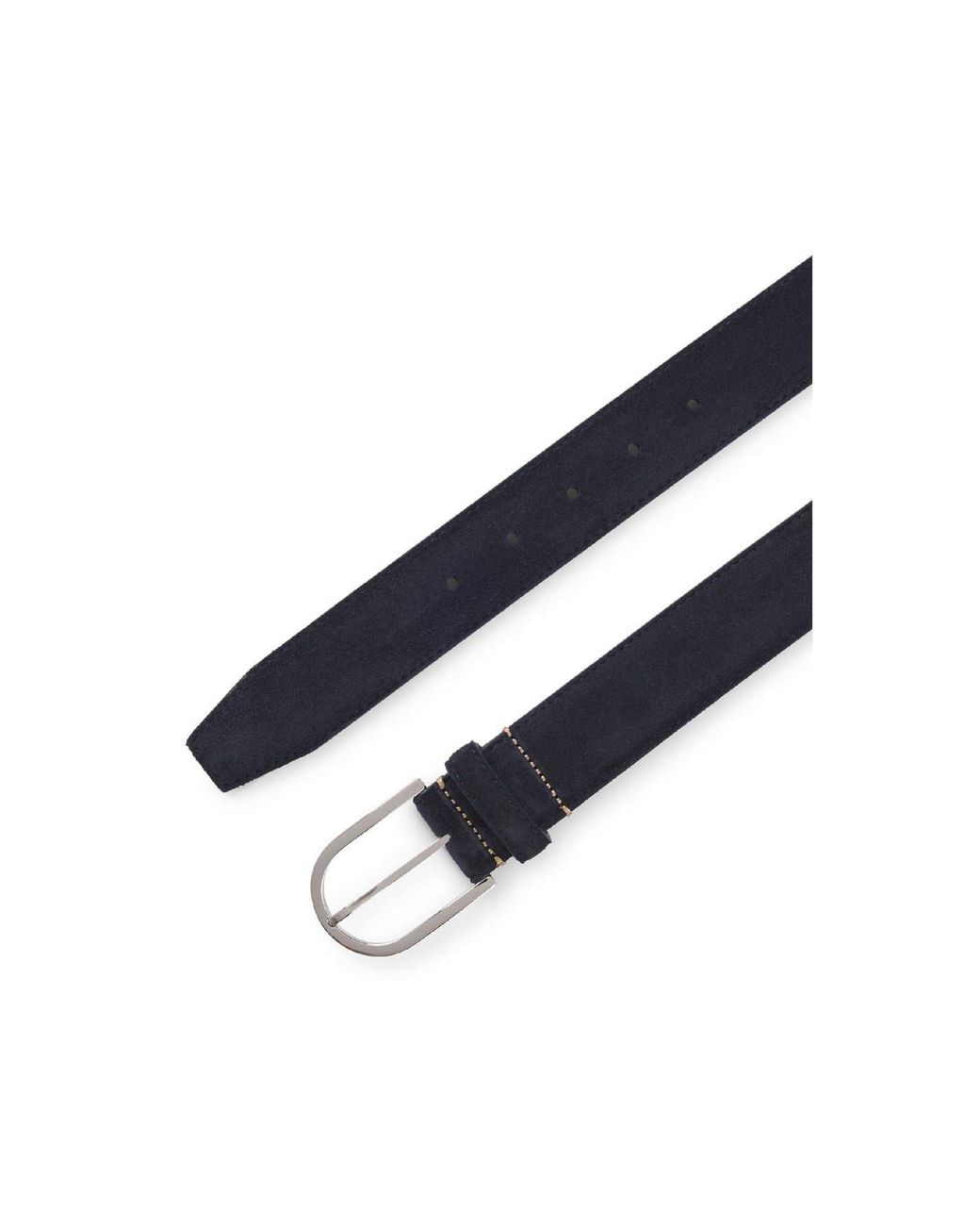 Boss Blue Accessories 35Mm Pin Buckle Leather Belt for men