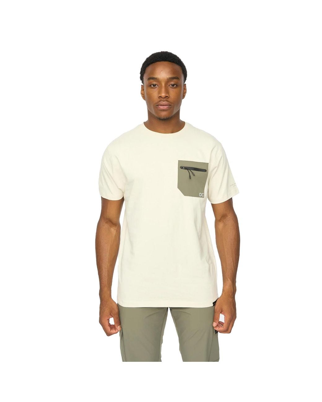 Duck and Cover White Kematone T-Shirt (Off) Cotton for men