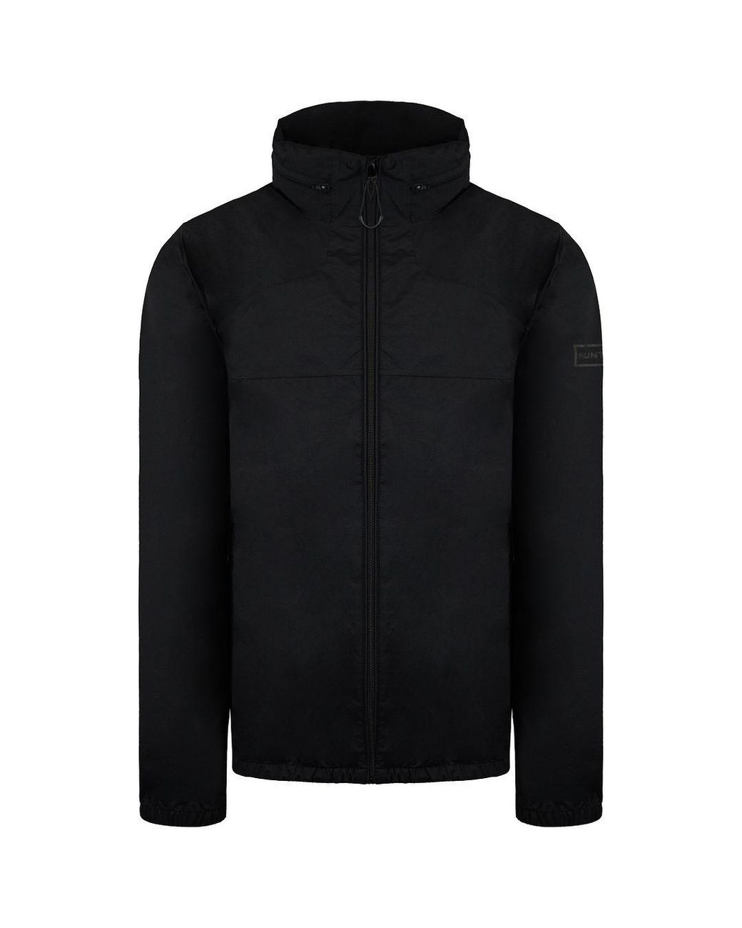 Hunter Black Travel Recycled Nylon Shell Jacket for men