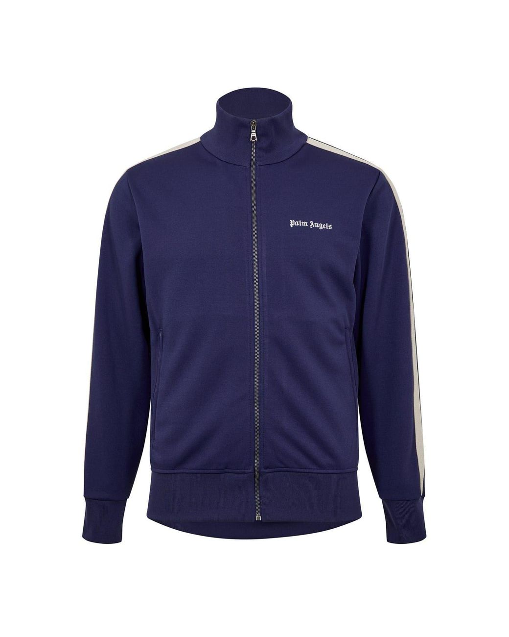 Palm Angels Blue Classic Tracksuit Jacket for men
