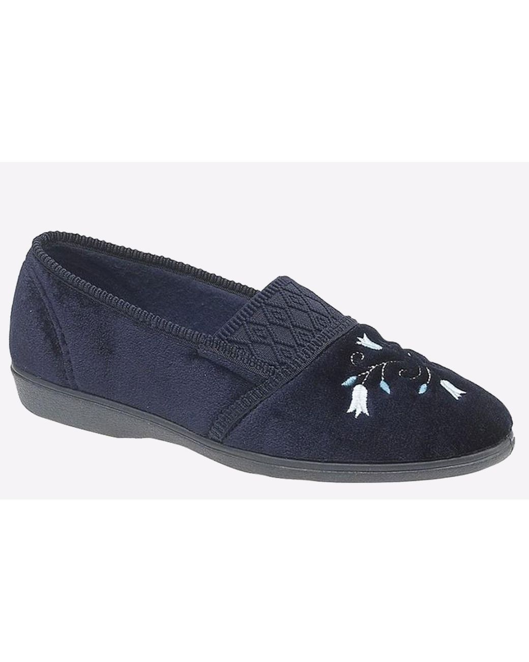 Sleeper Blue Inez Memory Foam Slippers
