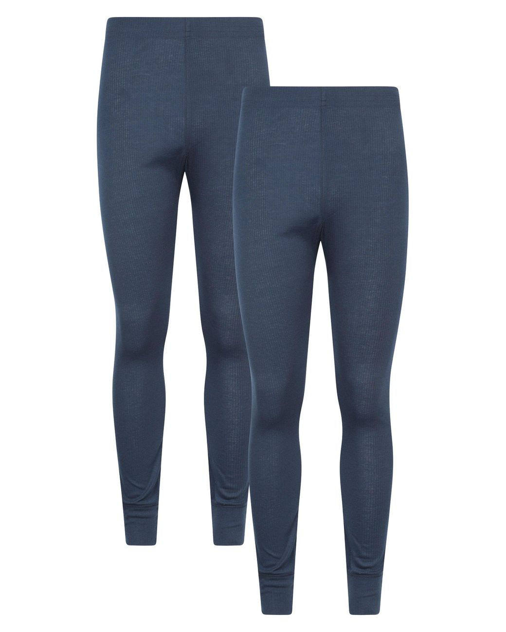 Mountain Warehouse Blue 'Talus' Base Layer Pants Isotherm Quick Dry Breathable Gym Trousers for men